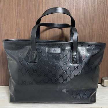 Unused Grade Gucci Imprimé GG Black Tote Bag