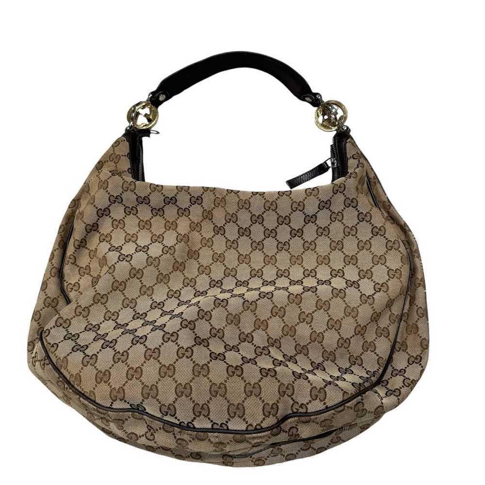 Gucci GG Canvas Twins Hobo Bag Large Authentic - image 1