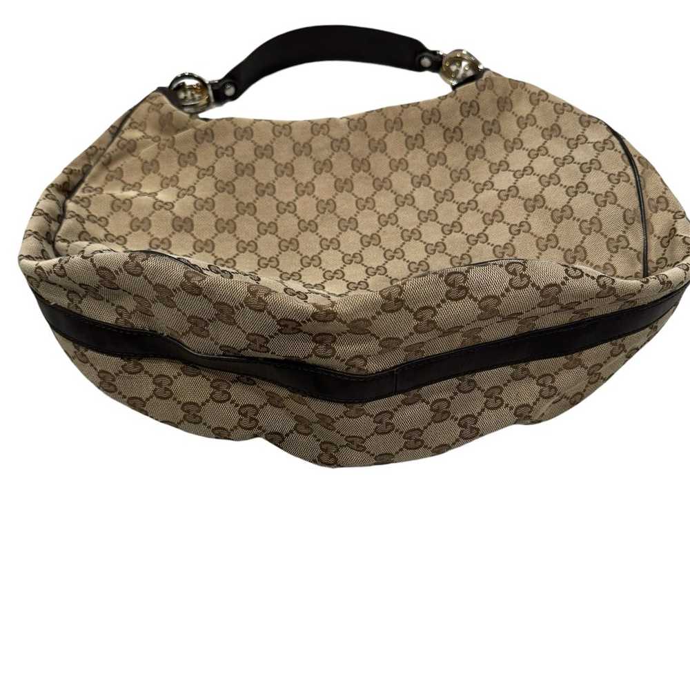 Gucci GG Canvas Twins Hobo Bag Large Authentic - image 3