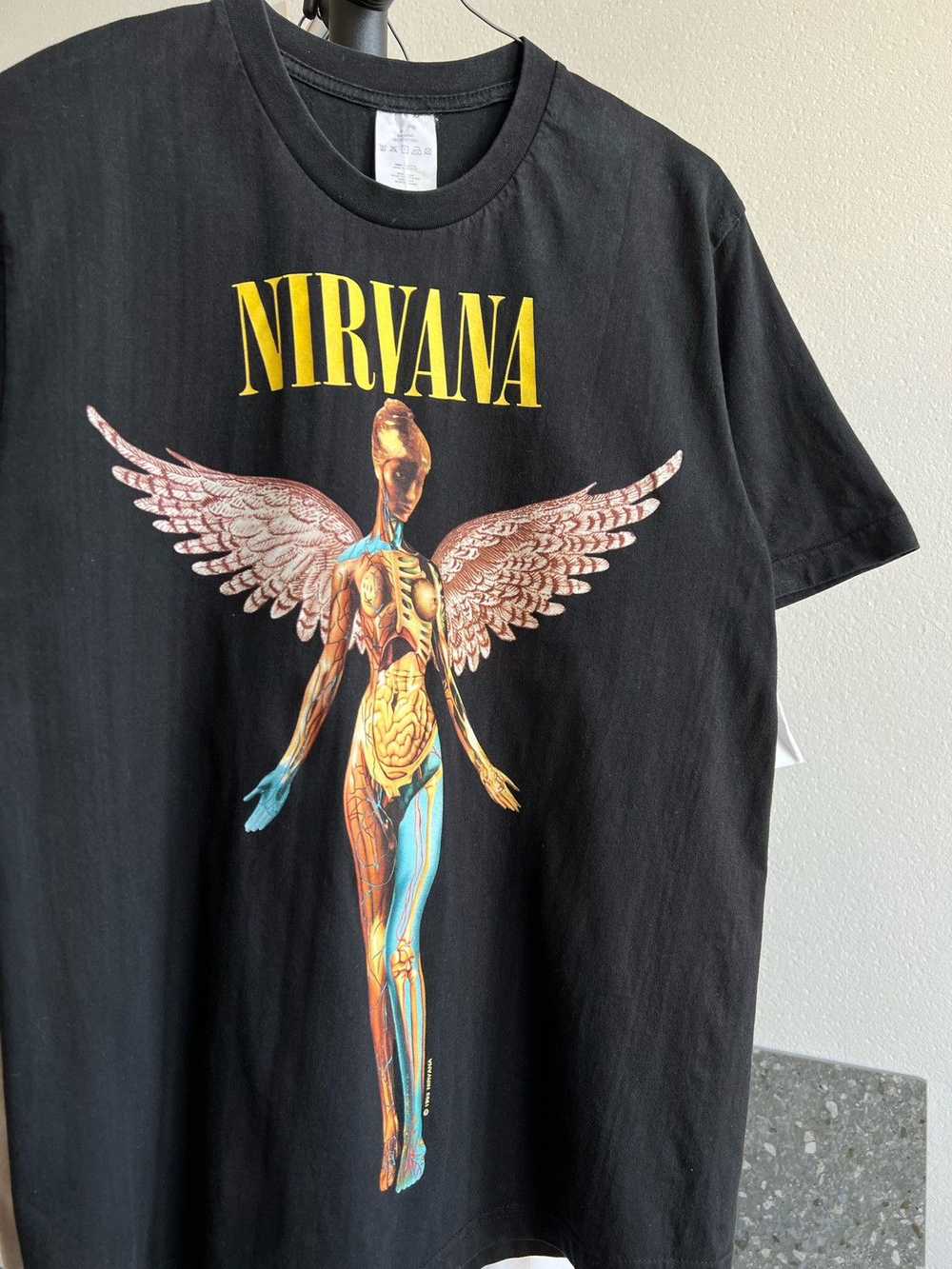 Nirvana × Vintage Vintage Nirvana in utero 1993 b… - image 2