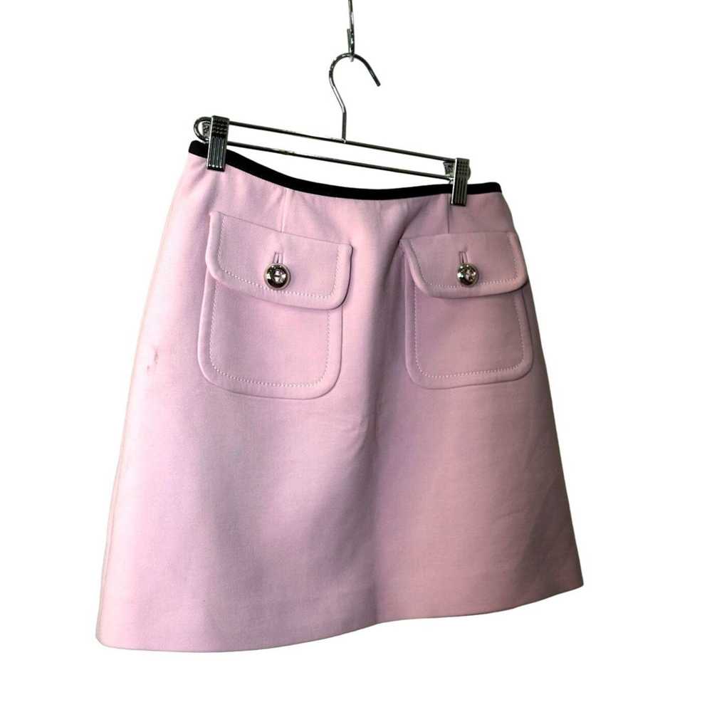 Prada Vintage Prada Milano Mini Skirt Light Pink … - image 2