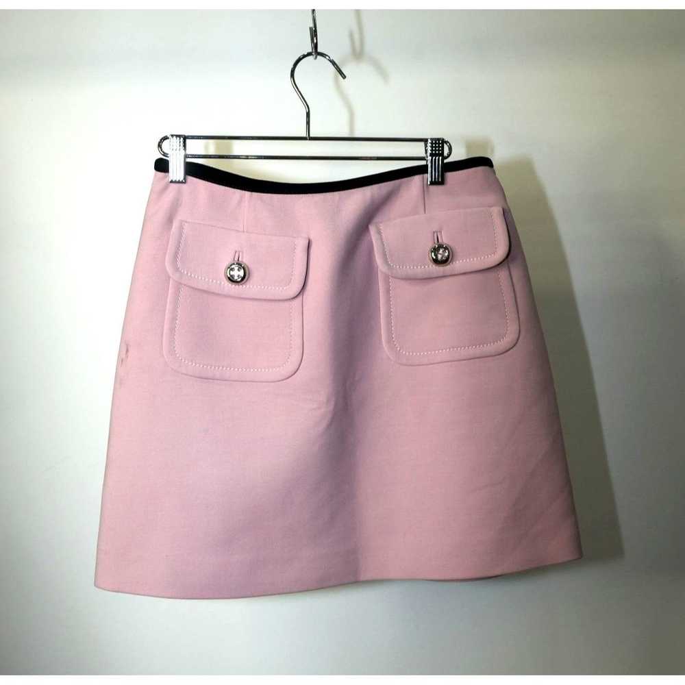 Prada Vintage Prada Milano Mini Skirt Light Pink … - image 3