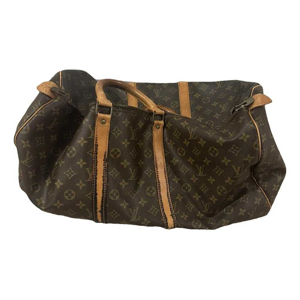 Louis Vuitton Keepall leather travel bag - image 1