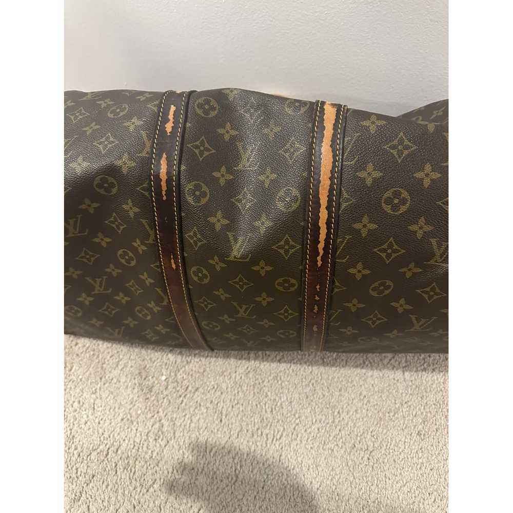 Louis Vuitton Keepall leather travel bag - image 6