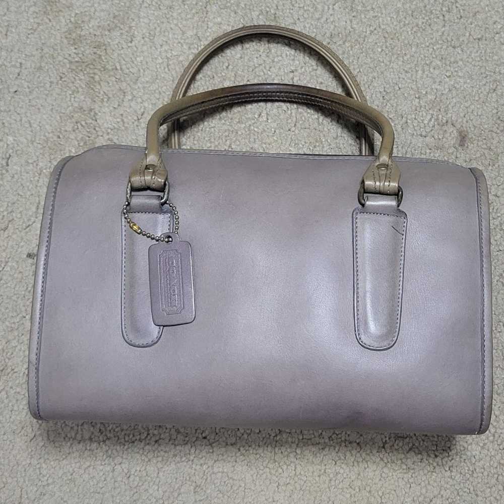 Vintage Coach NYC Madison Satchel 9725 Gray - image 11