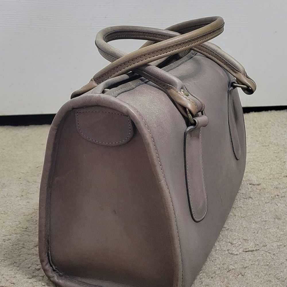 Vintage Coach NYC Madison Satchel 9725 Gray - image 3