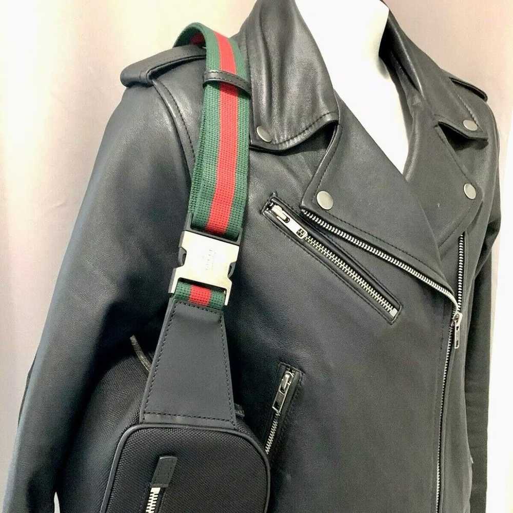 Brand New Gucci Unisex Red Green Strap Belt Bag T… - image 12