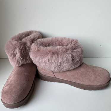 SO COATIMUNDI Women’s Winter Boots Mauve Faux Fur… - image 1