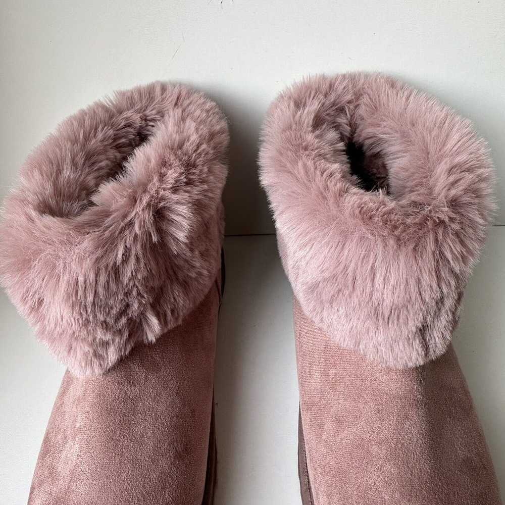 SO COATIMUNDI Women’s Winter Boots Mauve Faux Fur… - image 5