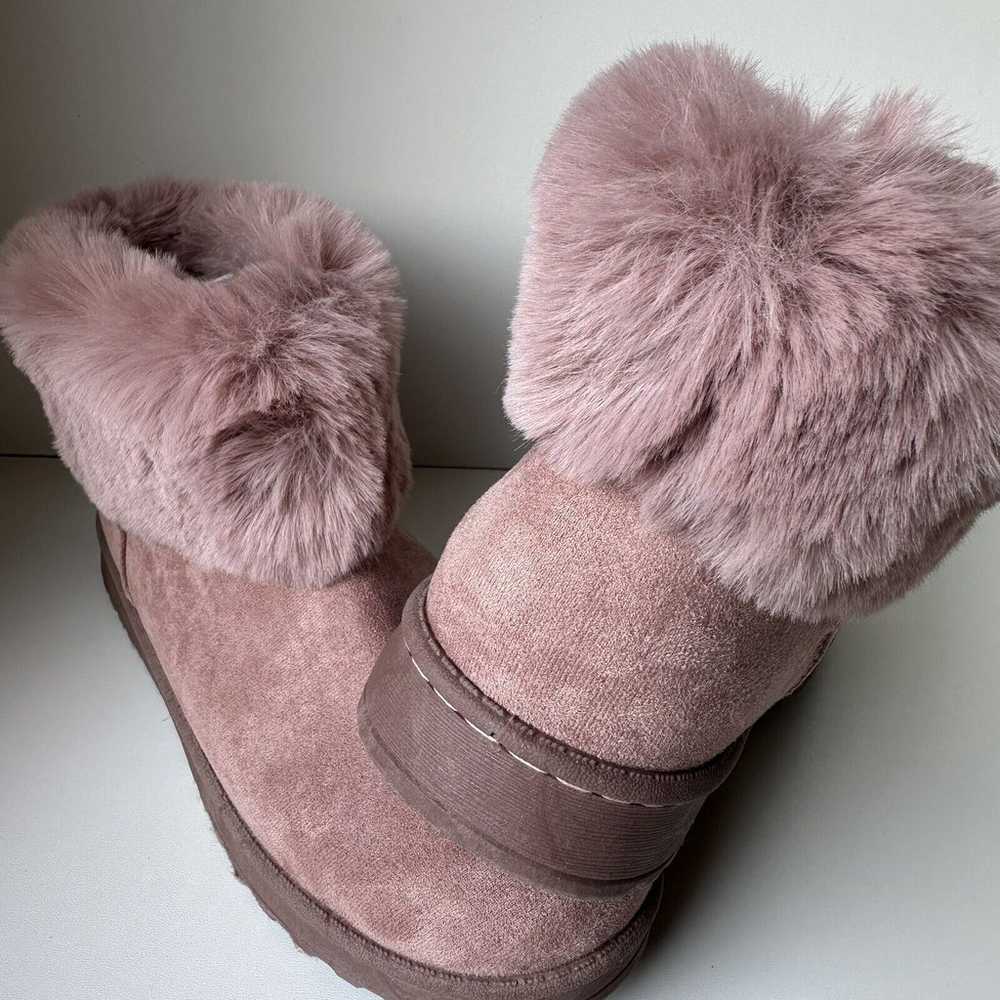 SO COATIMUNDI Women’s Winter Boots Mauve Faux Fur… - image 6