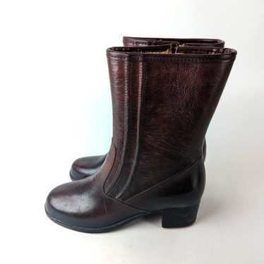 Vintage Brown Leather Boots - 6 - image 1