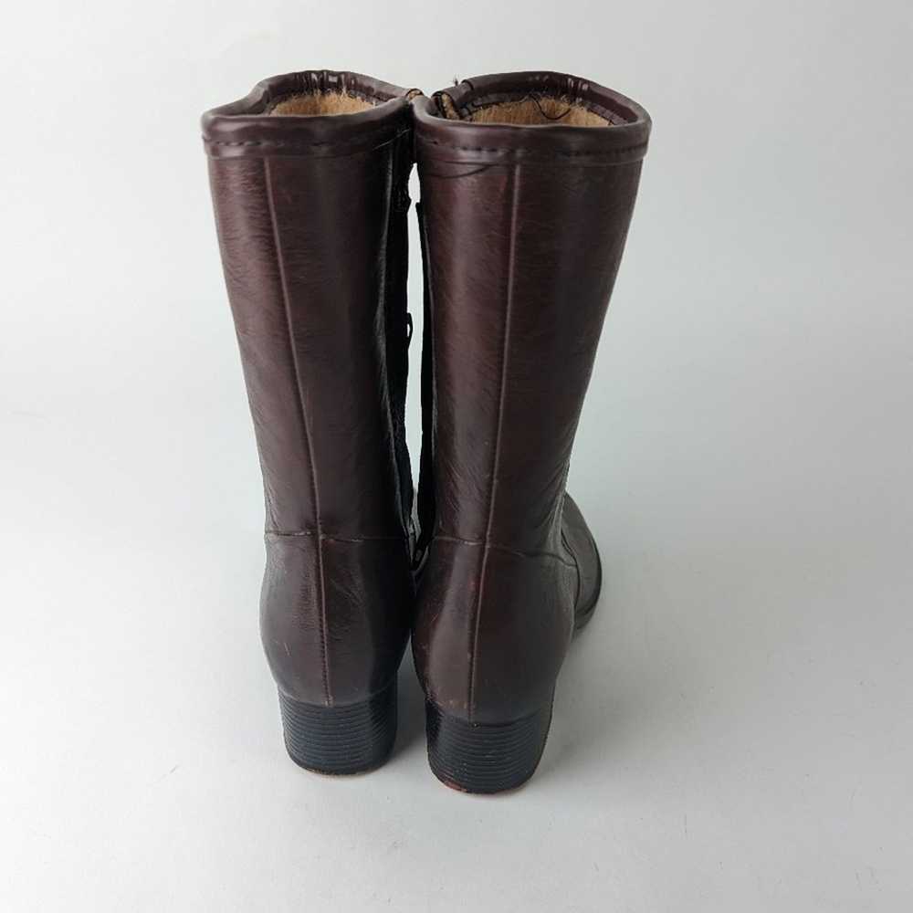 Vintage Brown Leather Boots - 6 - image 7