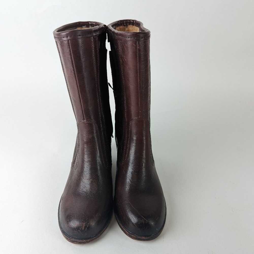 Vintage Brown Leather Boots - 6 - image 8