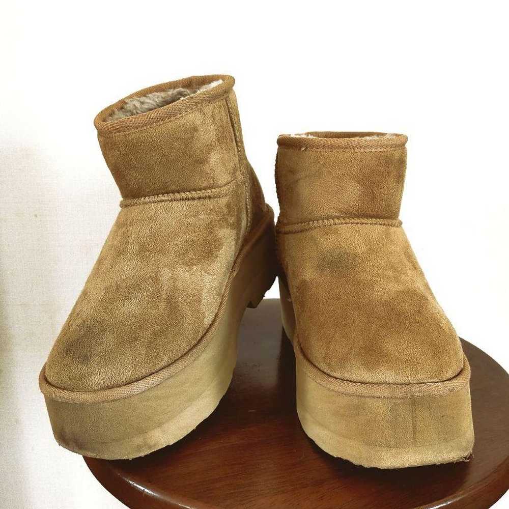 ABC purchase boa boots, most popular color! BEIGE… - image 2