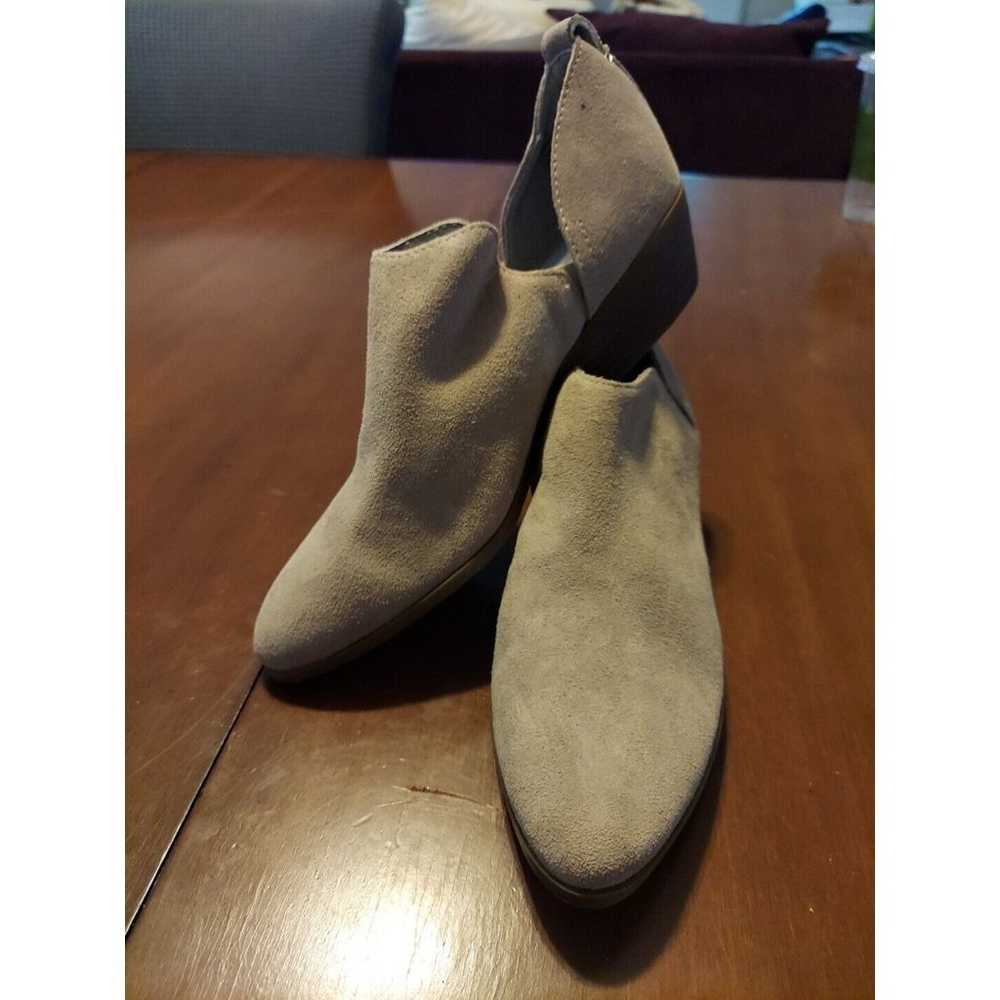 Joie Bootie Rowen Suede Taupe Slip On Women's Siz… - image 3