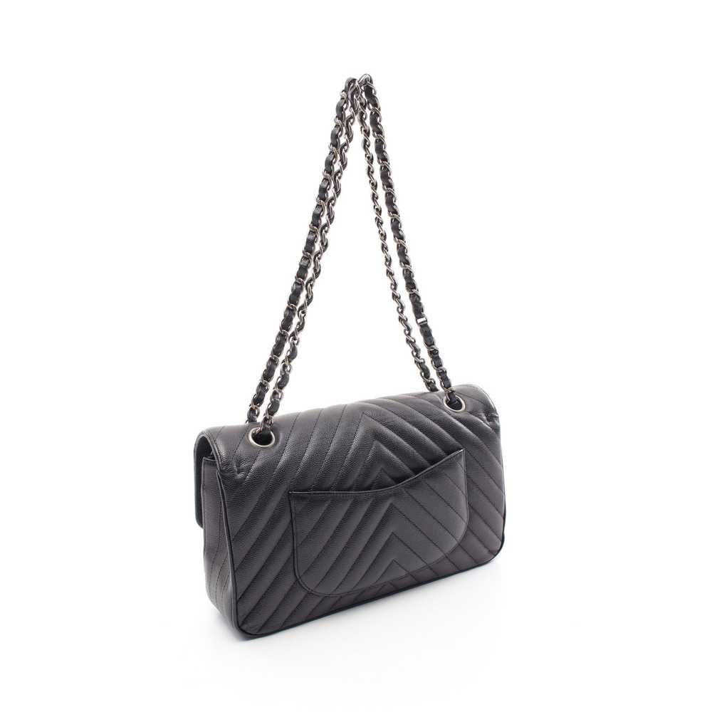 Chanel Chanel Chevron V-Stitch Double Flap Chain … - image 2