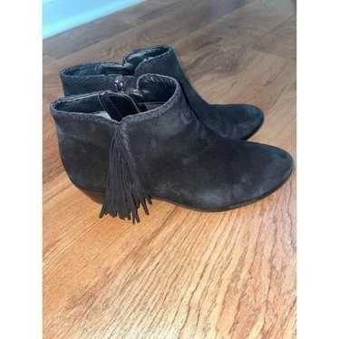 Sam Edelman Paige black fringe boots