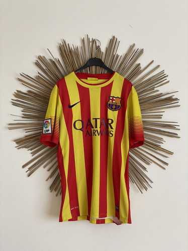 Rare × Soccer Jersey × Vintage Nike Barcelona 2013