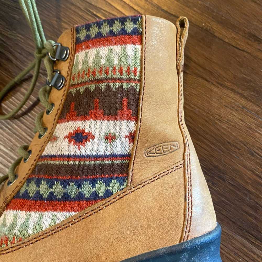 KEEN winter boots w/knit - image 3