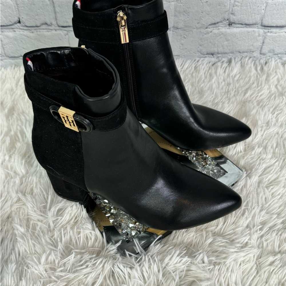 TOMMY HILFIGER Halliri Bootie Black Size 6.5 NEW - image 3