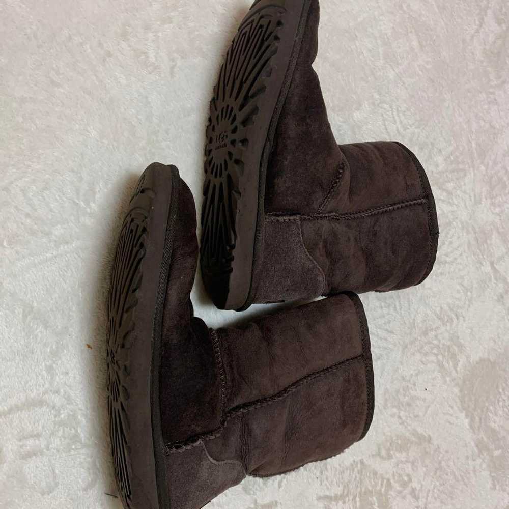 UGG Sheepskin Boots Dark Brown 5825 US5 - image 5