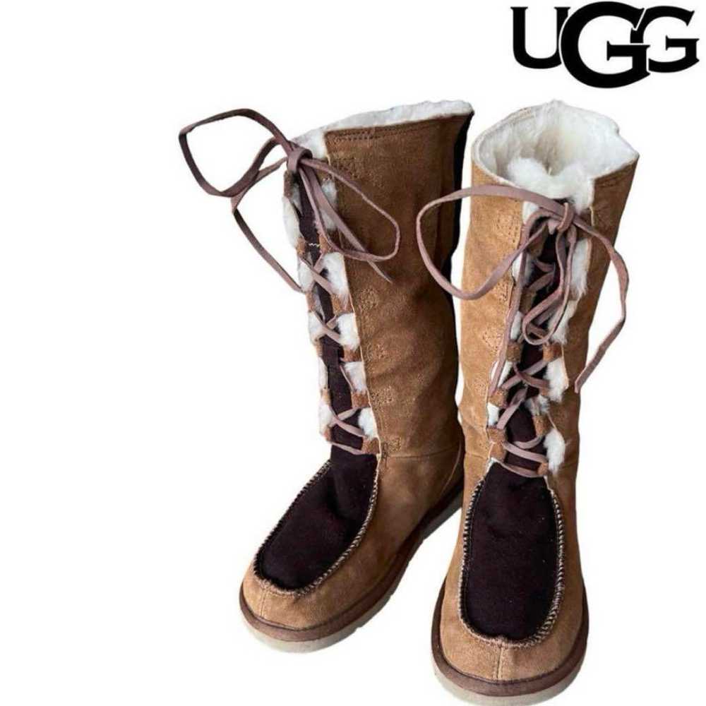 OZ LAMB UGG Overseas UGG Wallaby Long Boots Sheep… - image 1