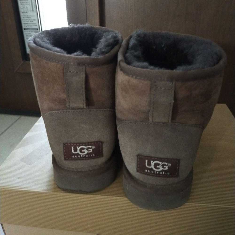 UGG sheepskin boots, dark brown, 25 cm - image 3