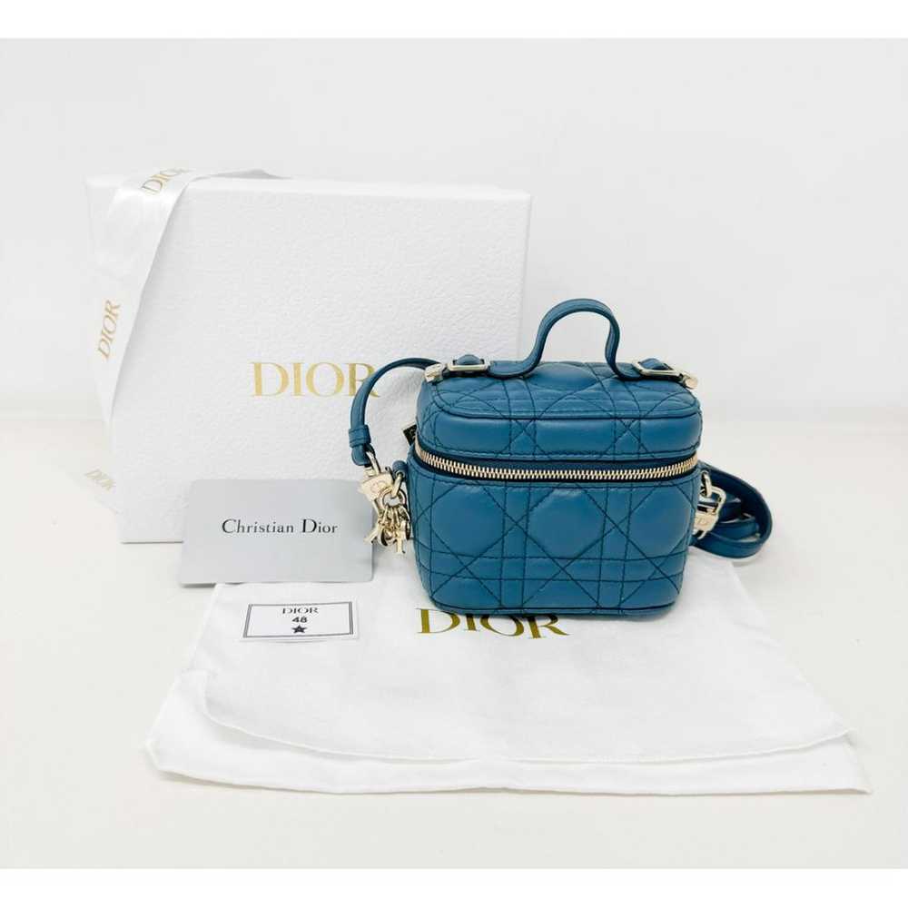 Dior Vanity lady dior leather mini bag - image 2