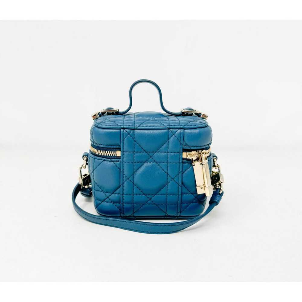 Dior Vanity lady dior leather mini bag - image 4