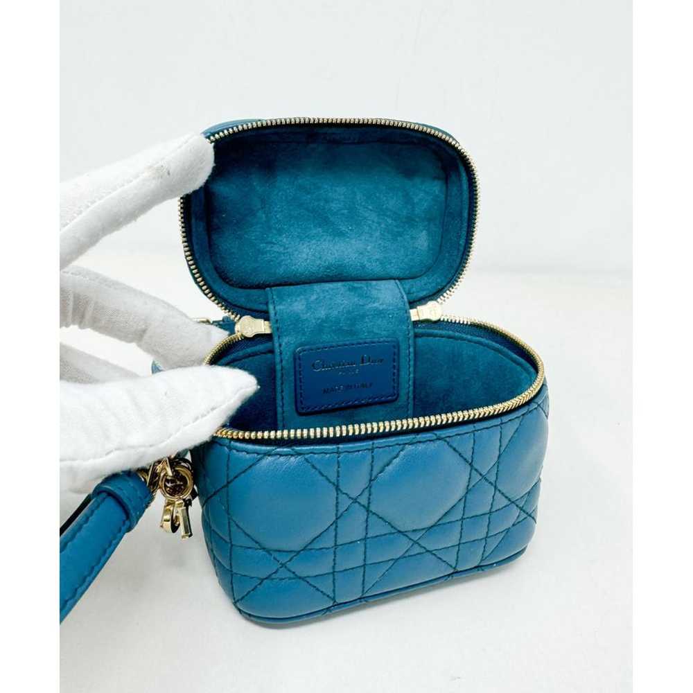 Dior Vanity lady dior leather mini bag - image 5