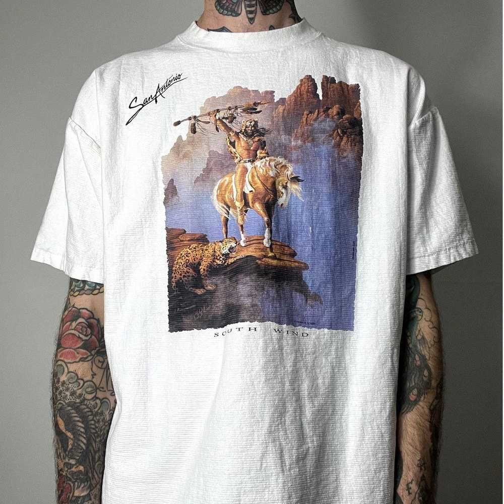 Art × Streetwear × Vintage Vintage Fantasy Art T-… - image 1