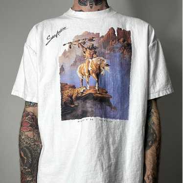 Art × Streetwear × Vintage Vintage Fantasy Art T-… - image 1