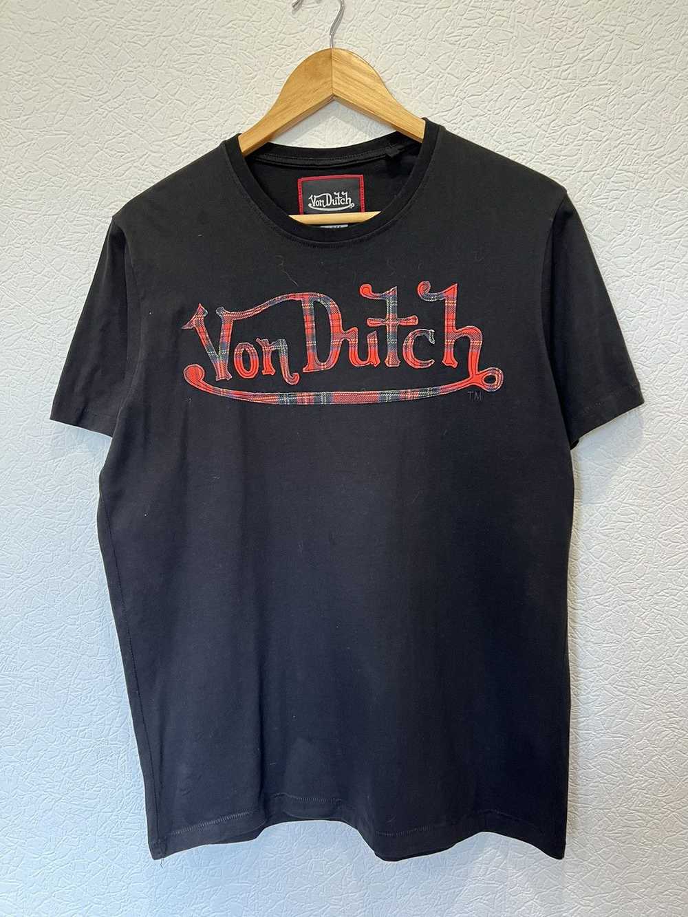 Vintage × Von Dutch Vintage Von Dutch Plaid Black… - image 1