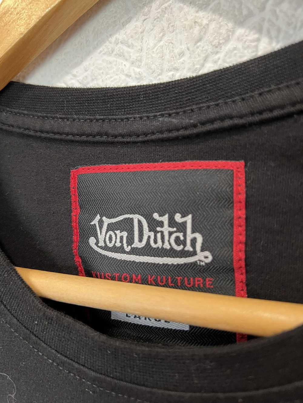 Vintage × Von Dutch Vintage Von Dutch Plaid Black… - image 3