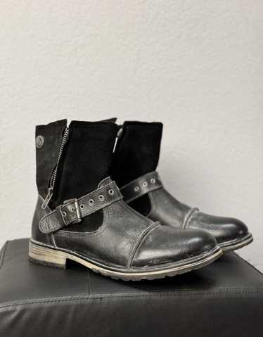 Guidi × Leather × Western Rise Rock Rebel Leather… - image 1