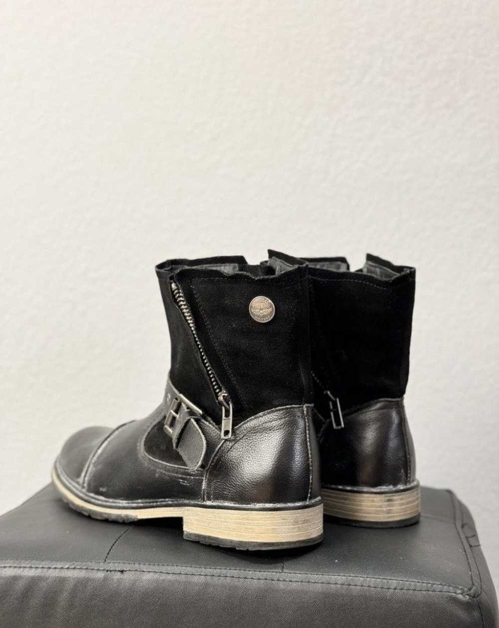 Guidi × Leather × Western Rise Rock Rebel Leather… - image 7