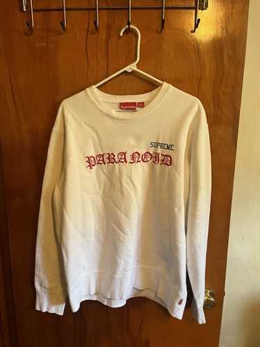 レア物　シュプリーム　ブラックサバス　パラノイド　クルーネック　16ss 　M 4/2発売！シュプリーム (SUPREME) × ブラック・サバス (Black