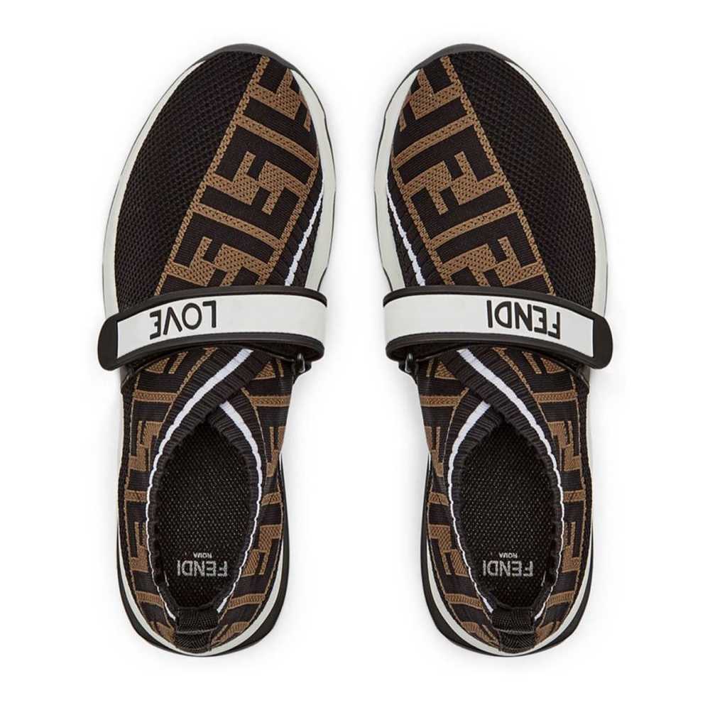 Fendi Leather trainers - image 3