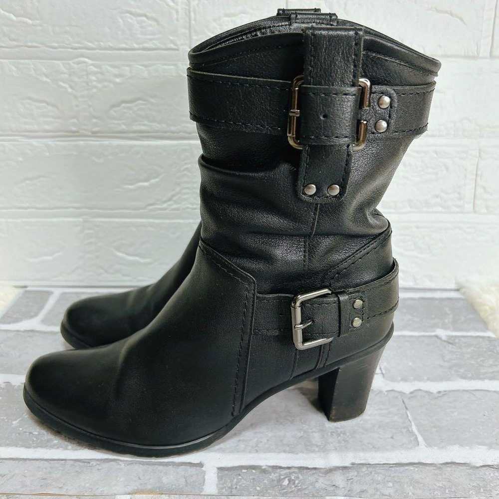 【DIANA】 Nubuck Short Boots Chunky Heel ☆ Engineer… - image 2