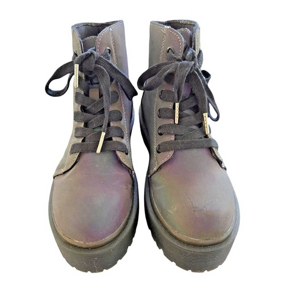 YRU Slayr Reflective Combat Boots NEW Size 7 - image 3