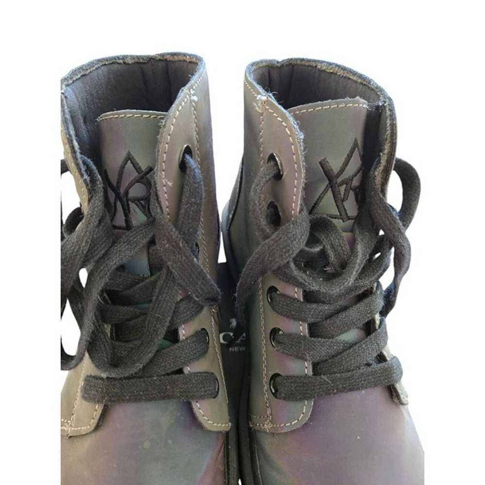 YRU Slayr Reflective Combat Boots NEW Size 7 - image 7