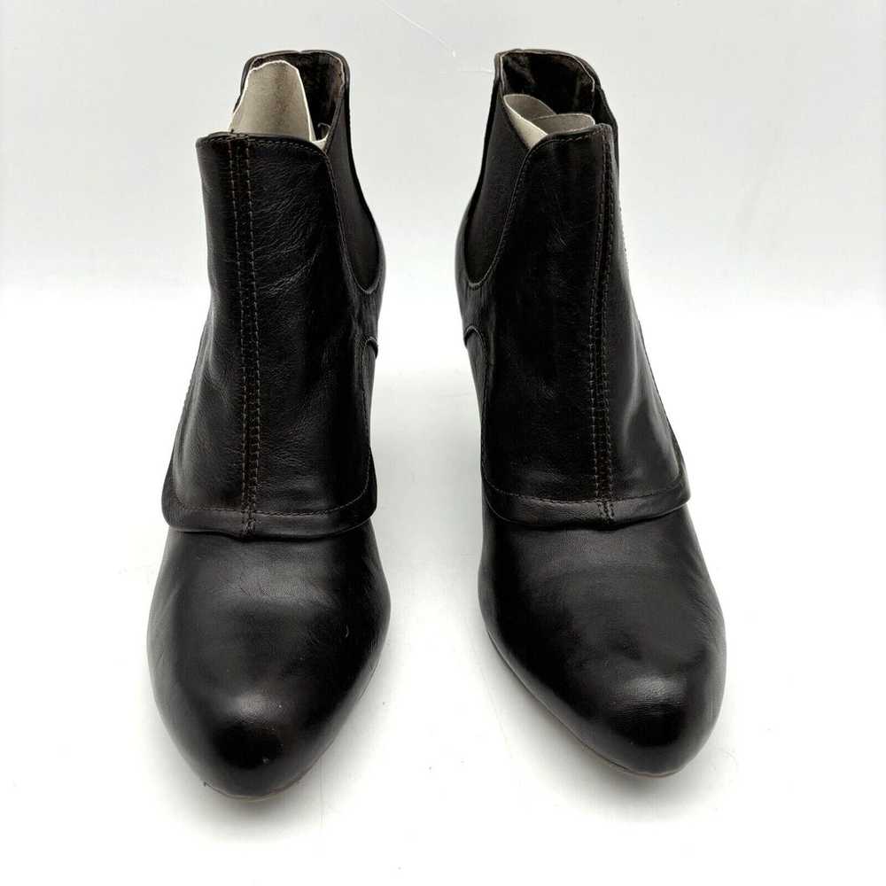 NEW Chocolate Negro Brown Genuine Leather Block H… - image 3