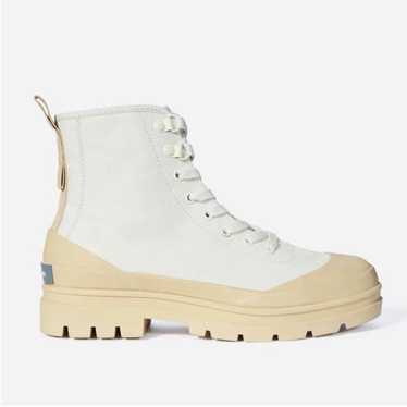 Everlane The Canvas Utility Boot White Organic Co… - image 1