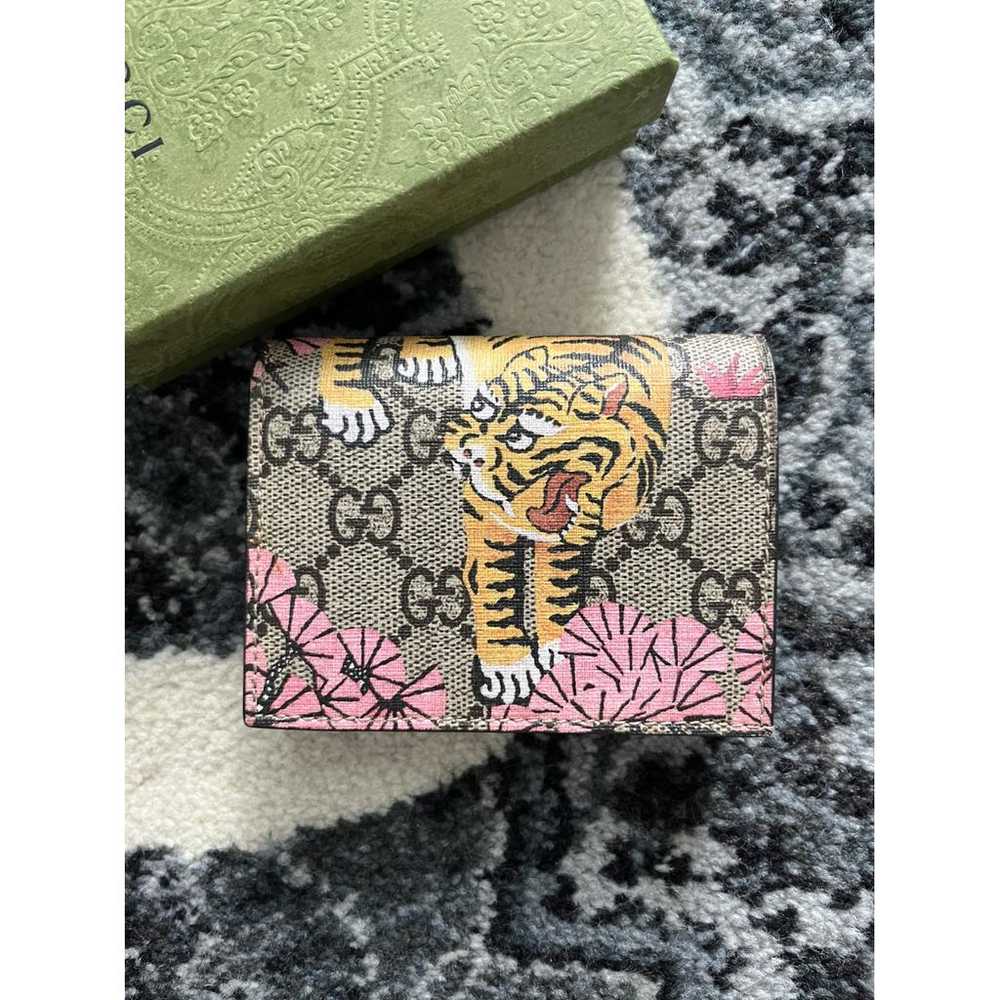 Gucci Leather card wallet - image 2