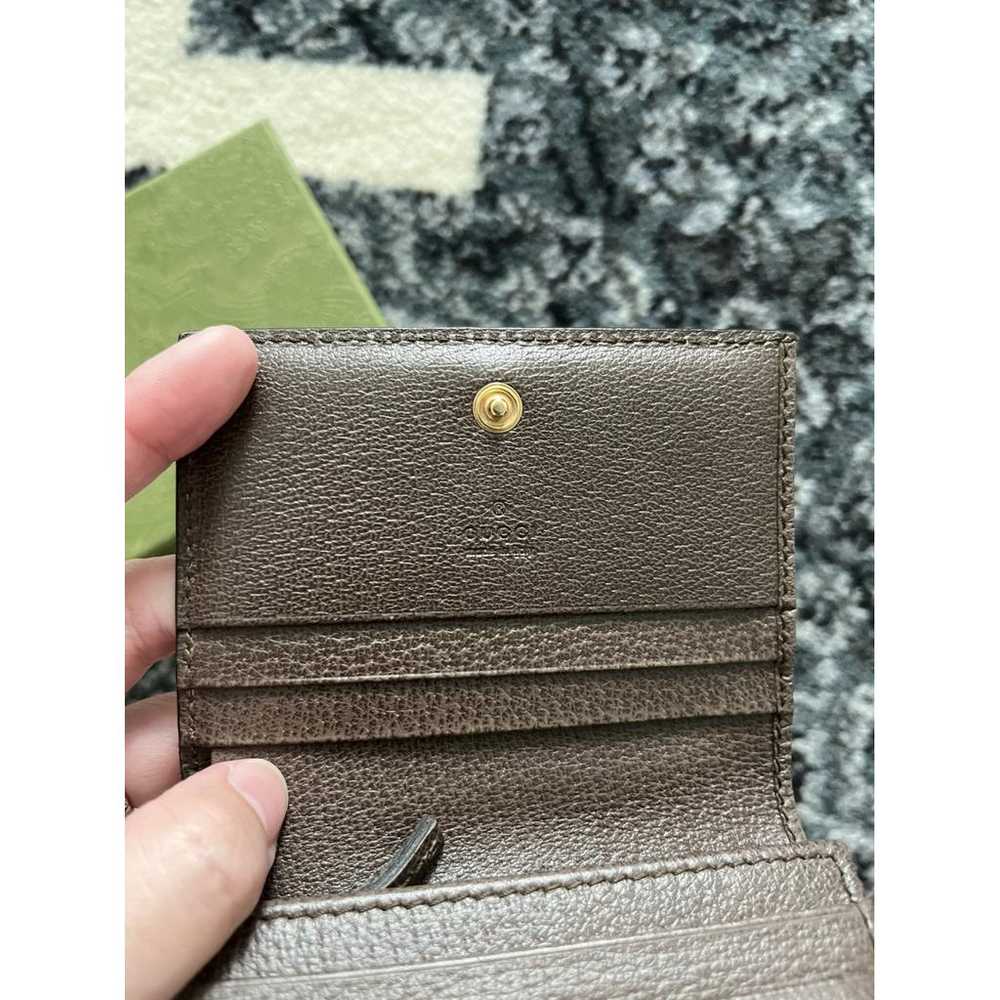 Gucci Leather card wallet - image 9