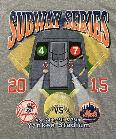 2015 Subway Series Yankees Mets Tshirt size XL - image 1