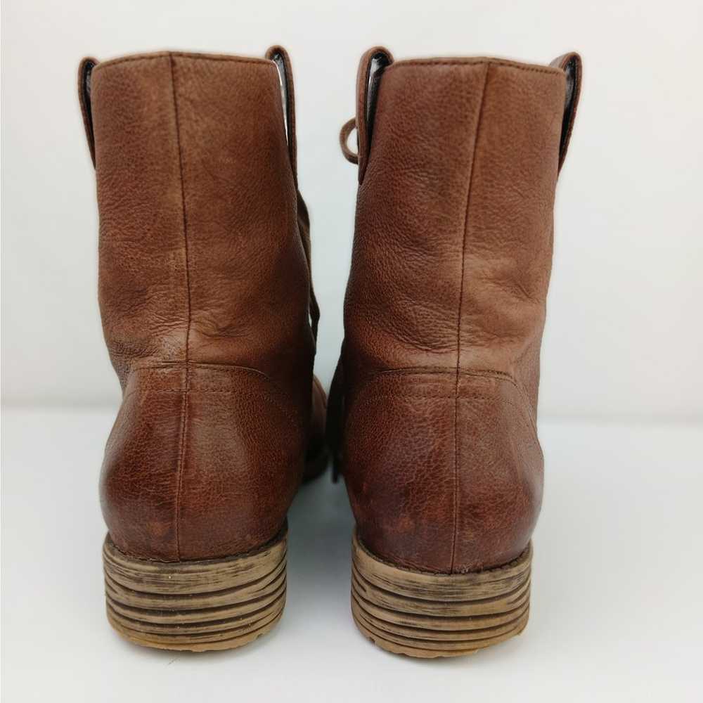 Tara M SZ 8.5 Harlow Brown Soft Leather Lace Up B… - image 3