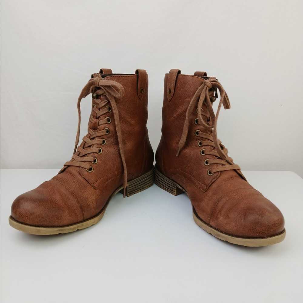 Tara M SZ 8.5 Harlow Brown Soft Leather Lace Up B… - image 5