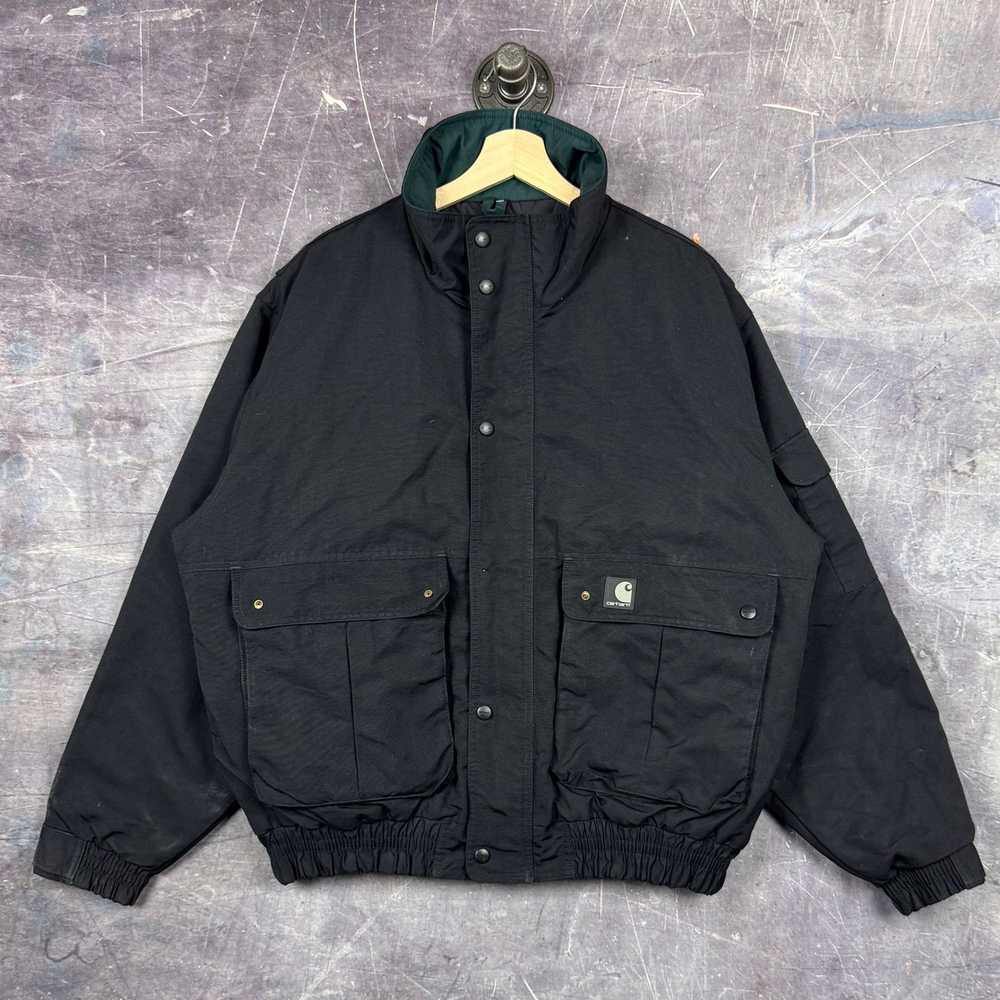 Carhartt × Streetwear × Vintage 00's Black Green … - image 1