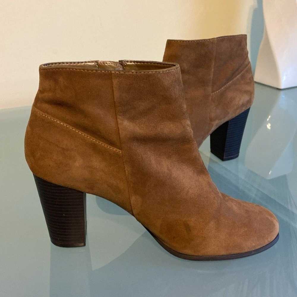 Like NEW Cole Haan Brown SUEDE Ankle Boots Wester… - image 2